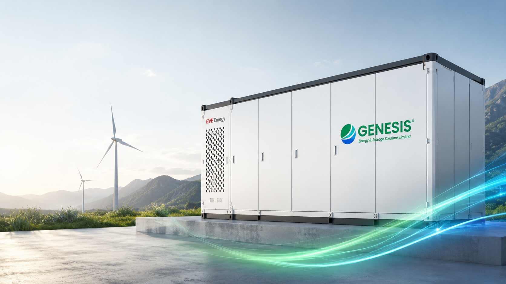 BESS Genesis, infraestrutura energética e ondas de energia